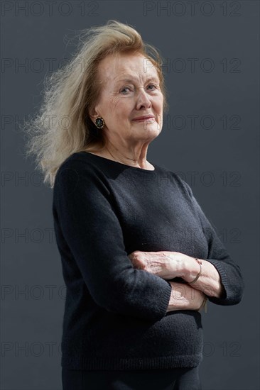 Edinburgh, Scotland, United Kingdom, 21 August 2019. Edinburgh International Book Festival. Photo call: Annie Ernaux.  Credit Andrew Eaton/Alamy