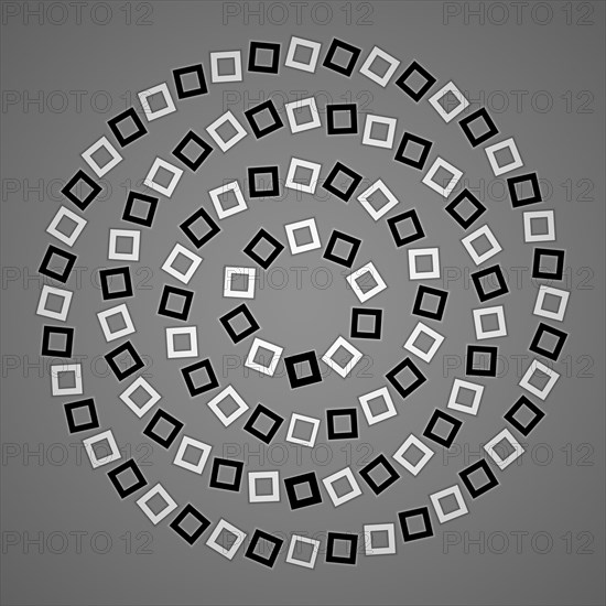 optical illusion fake spiral background