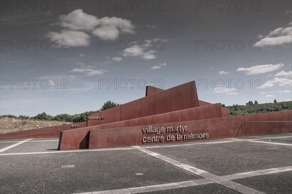 Oradour-sur-Glane French village destroyed on 10 June 1944, when 642 inhabitants were massacred by German troops. Centre de la mémoire d'Oradour