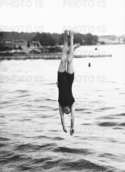 FILE 1912 Diving at the olympic games in Stockholm 1912. Foto:Scanpix Historical/ Kod:1900 Scanpix SWEDEN