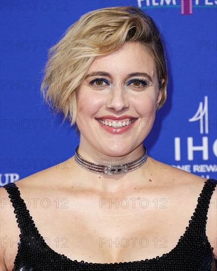 PALM SPRINGS, RIVERSIDE COUNTY, CALIFORNIA, USA - JANUARY 04: Greta Gerwig arrives at the 35th Annual Palm Springs International Film Festival Film Awards held at the Palm Springs Convention Center on January 4, 2024 in Palm Springs, Riverside County, California, United States. (Photo by Xavier Collin/Image Press Agency)