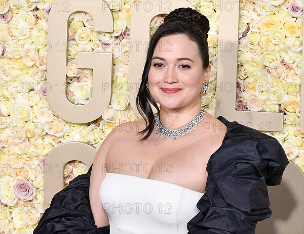 Lily Gladstone attends the 81st Annual Golden Globe Awards at The Beverly Hilton on January 07, 2024 in Beverly Hills, California. Photo: Casey Flanigan/imageSPACE