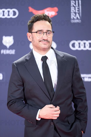 Madrid. Spain. 20240126, Juan Antonio Bayona attends Feroz Awards 2024 - Red Carpet at Vistalegre Palace on January 26, 2024 in Madrid, Spain Credit: MPG/Alamy Live News