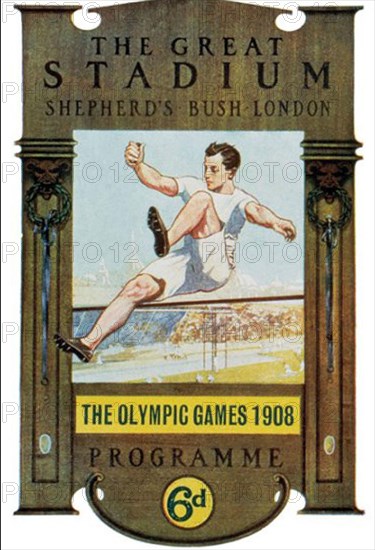 1908 SUMMER OLYMPIC GAMES poster