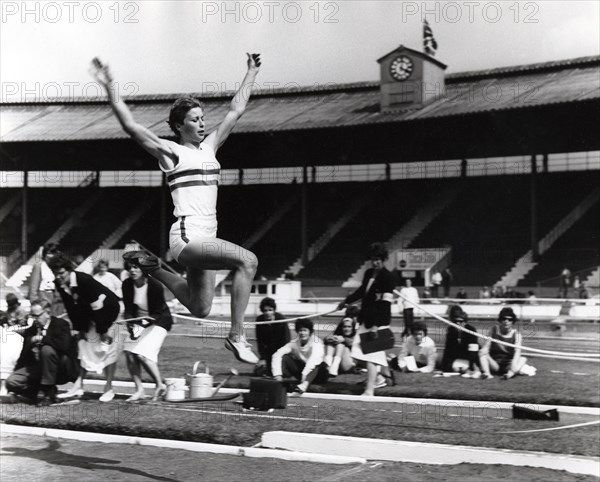 MARY RAND UK track and field athlete in 1964 the year she achived an Olympic world long-jump record of 6.76m