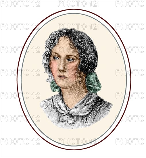 Anne Bronte 1820 1849 English Writer Artist Impression