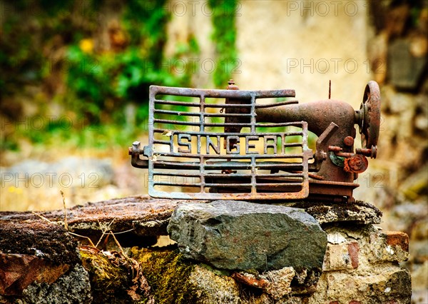 Scene in the village of Oradour-sur-Glane - The Village of the Martyrs France