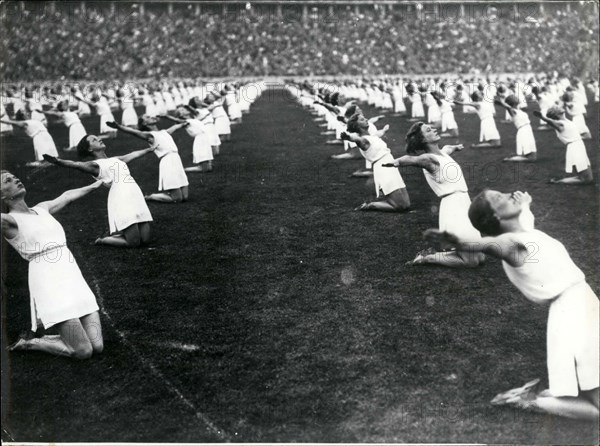 Sep. 06, 1967 - 1936 Olympic Games Swedish Gymnasts Put on Demonstration