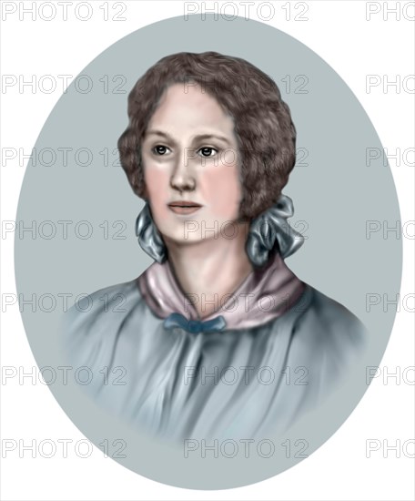 Anne Bronte, 1820-1849, English Writer, Artist's Impression