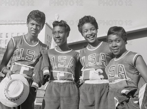 Wilma Rudolph, Lucinda Williams, Barbara Jones, Martha Hudson 1960