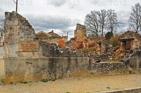 Oradour-sur-Glane, Haute-Vienne Department, Limousin, France