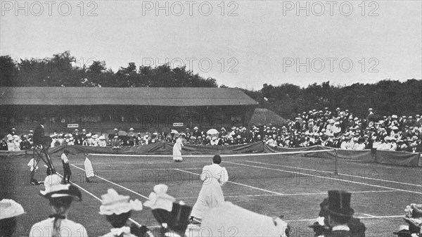 Blanche hillyard vs charlotte cooper sterry at the 1901 Wimbledon final