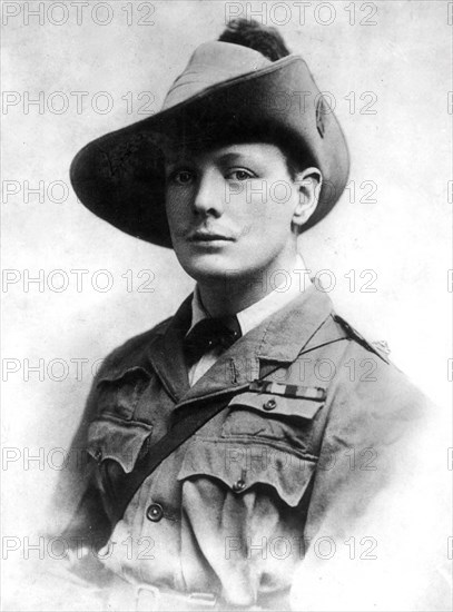 Young Sir Winston Churchill