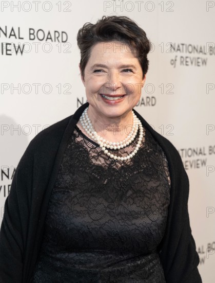 New York, NY, 07 January 2025: Isabella Rossellini wearing dress by Dolce and Gabbana attends 2025 National Board of Review Awards Gala at Cipriani 42nd Street in New York on January 7, 2025. Credit: Lev Radin/Alamy Live News