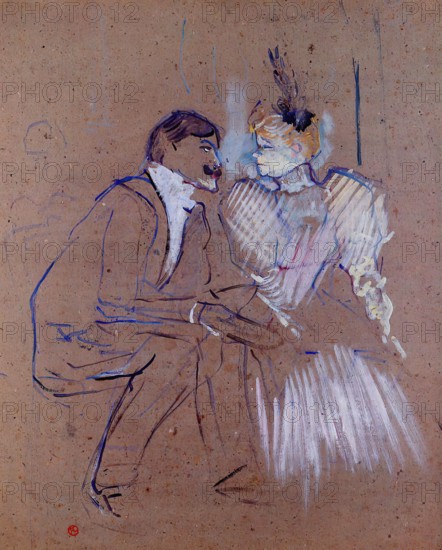 Toulouse-Lautrec - Lucien Guitry Granne Granier 1895