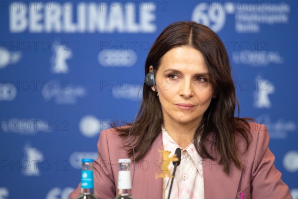 BERLIN, GERMANY-February 10: Juliette Binoche attends the "Who You Think I Am" (Celle aue vous croyez) press conference during the 69th Berlinale Inte