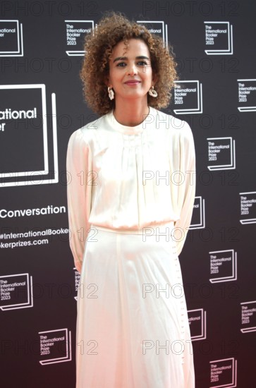 London, UK. Chair of the judging panel and writer Leila Slimani at the International Booker Prize 2023. Sky Garden. 23rd May 2023. Ref:LMK11-SLIB290523-002 Steve Bealing/Landmark Media .