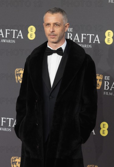 London, UK. 16 February, 2025. Jeremy Strong attends the EE BAFTA's Film Awards Red Carpet Arrivals, 16 February, 2025 in London, England, United Kingdom. Credit: S.A.M./Alamy Live News