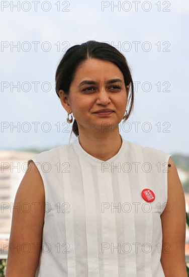 Cannes, France. 24th May, 2024. Director Payal Kapadia at the All We Imagine As Light film photo call at the 77th Cannes Film Festival. Credit: Doreen Kennedy/Alamy