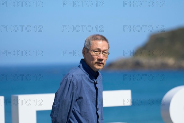 Hong Sangsoo attended 'Walk Up' Photocall during 70th San Sebastian International Film Festival at Kursaal Palace on September 22, 2022 in Donostia / San Sebastian, Spain.