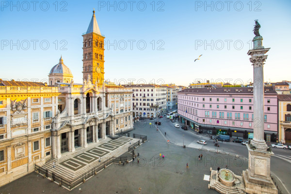 The Basilica di Santa Maria Maggiore in Rome, Italy.