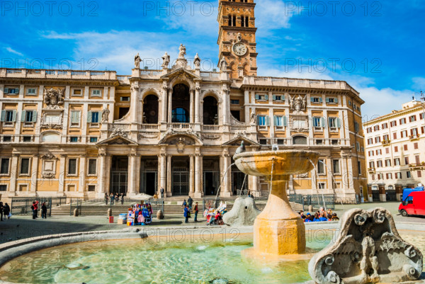 Basilica di Santa Maria Maggiore - Basilica of Saint Mary Major - or church of Santa Maria Maggiore. Rome, Lazio, Italy, Europe.