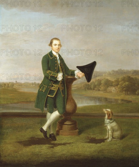 Arthur Devis. Portrait of a Man. 1763. England. Oil on canvas