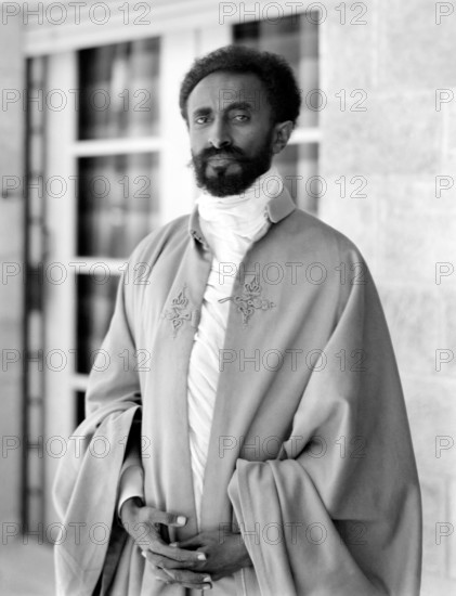 Ethiopia: Emperor Haile Selassie, 'His Imperial Majesty Haile Selassie I, King of Kings, Lord of Lords, Conquering Lion of the Tribe of Judah, and Elect of God' (23 July 1892 – 27 August 1975), 1923. Haile Selassie I (Ge'ez: 'Power of the Trinity', 1892-1975), born Tafari Makonnen, was Ethiopia's regent from 1916 to 1930 and Emperor of Ethiopia from 1930 to 1974. The heir to a dynasty that traced its origins to the 13th century, and from there by tradition back to King Solomon and the Queen of Sheba, Haile Selassie is a defining figure in both Ethiopian and African history.