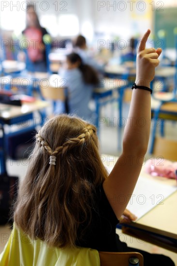 Primary school after lockdown in montrouge, france
