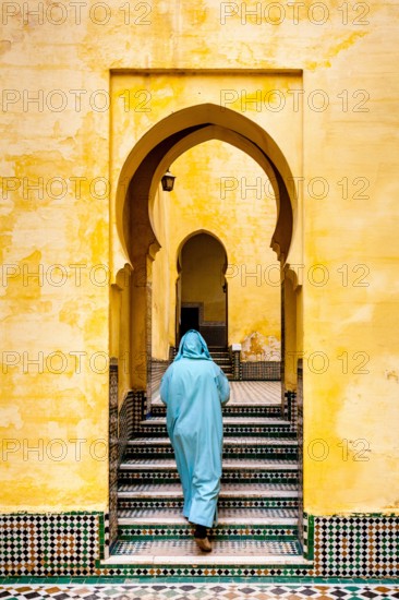 The Mausoleum of Moulay Ismail, Meknes, Morocco.
