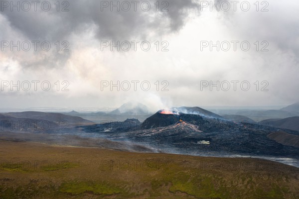 fagradalsfjall,volcanic eruption on the reykjanes peninsula,iceland