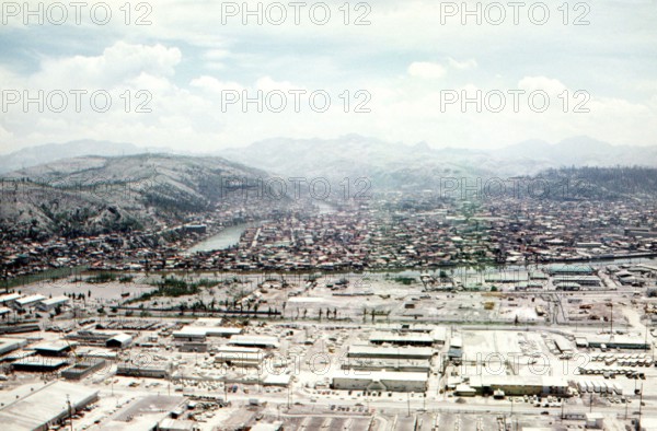 Ash covers the naval station following the eruption of Mount Pinatubo, a volcano which came to life in June 1991 for the first time in over 600 years. Base: Naval Station, Subic Bay State: Luzon Country: Philippines (PHL)