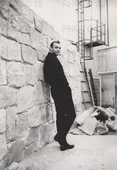 Sean Connery Portrait Building Site 60s