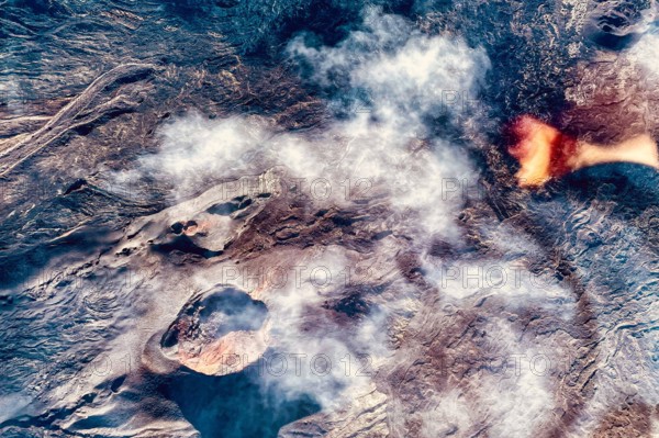 volcano road to Piton de la Fournaise La reunion Island