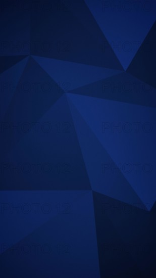 Abstract dark blue grainy polygon vector pattern background. High resolution full frame 3D triangular low poly style futuristic background, copy space