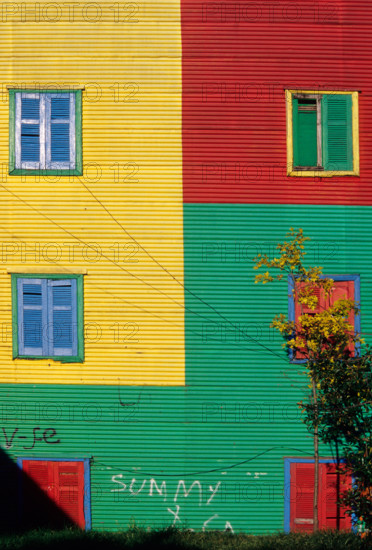 Caminito Street ,La Boca District .Buenos Aires. Argentina .