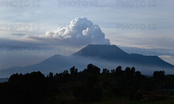 NYIRAGONGO VOLCANO erupts on a regular basis RWANDA