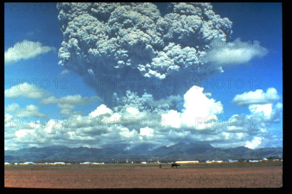 The eruption of Mount Pinatubo on June 12, 1991, is one of the largest volcanic events of the 20th century. The eruption sent ash plumes high into the atmosphere, affecting climate and air travel globally.