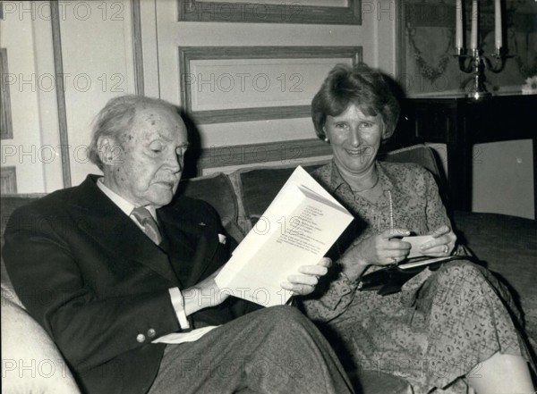Nov. 22, 1979 - Goncourt Prize Winners: Antonine Maillet and Maurice Genevoix