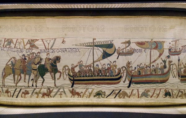 bayeux tapestry close up detail