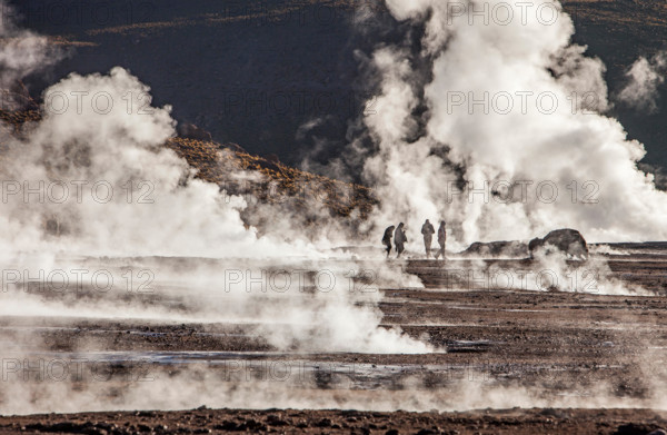El Tatio geysers, Atacama desert. Region de Antofagasta. Chile