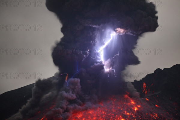 Japan, Kagoshima area - Sakurajima eruption with lightning. TRAVELLING a million-miles around the planet this photographer has completed his quest to show the alien side to the Earth. From celestial auroras to fiery craters and cosmic seas, these pictures taken from around the world make our homely planet look like an extra-terrestrial world. Photographer Martin Rietze, 50, has travelled forty times around the planet over the past ten-years, visiting more than 50 countries across all seven continents, often risking his life to document these spectacular moments.