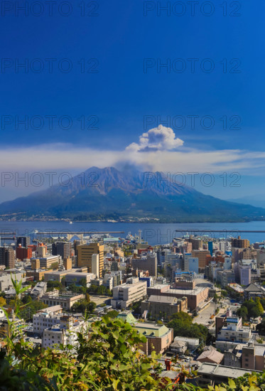 Japan, Kyushu Island, Kagoshima City, Sakurajima Volcano