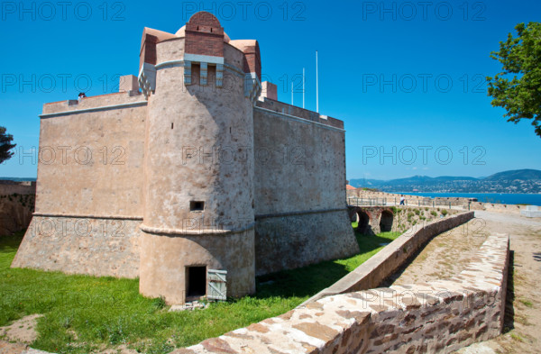 Citadel of Saint-Tropez, gulf of Saint-Tropez, french riviera, South France, Cote d'Azur, France, Europe