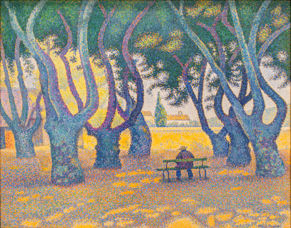 . Français : Place des Lices, St. Tropez 1893 181 Place des Lices Paul Signac