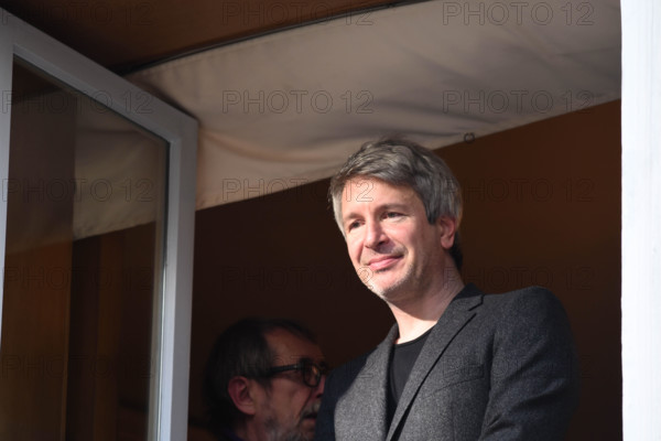 Paris: Eric Vuillard, 2017 Goncourt Prize, and Olivier Guez,  Renaudot Prize 2017 - Books