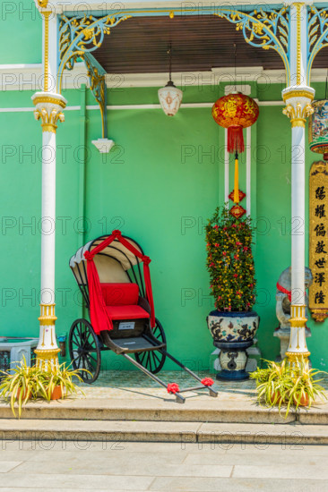 A typical view in George town in Malaysia