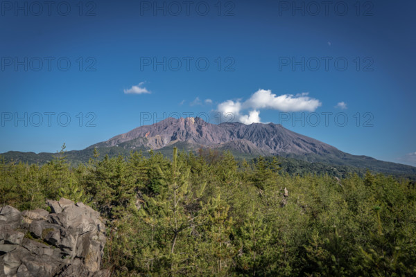 Sakurajima volcano in Kagoshima - Kagoshima Prefecture