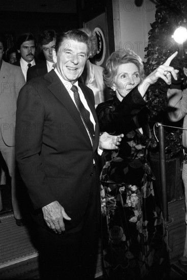 Ronald Reagan and Nancy Reagan on November 5, 1980. Credit: Ralph Dominguez/MediaPunch