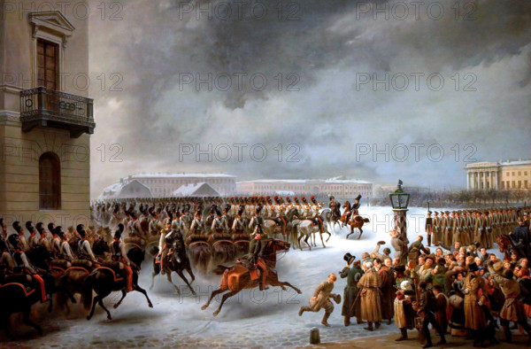 Decembrist Revolt, a painting by Vasily Timm